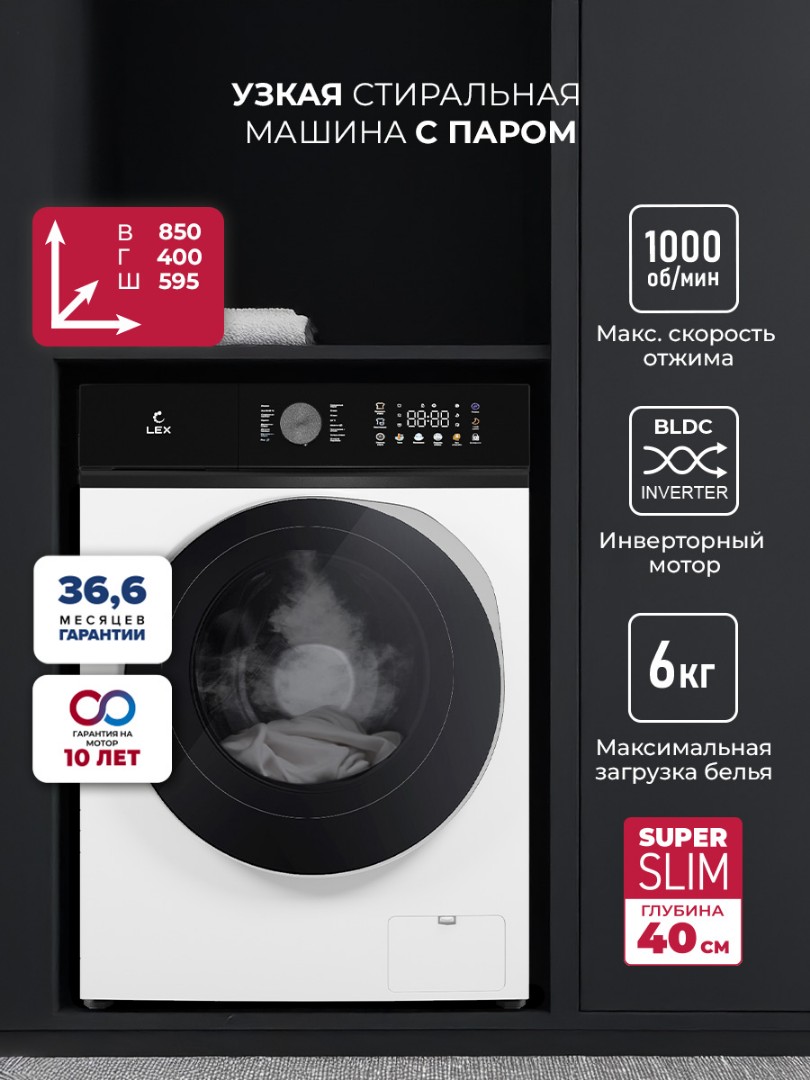 Отдельностоящая стиральная машина